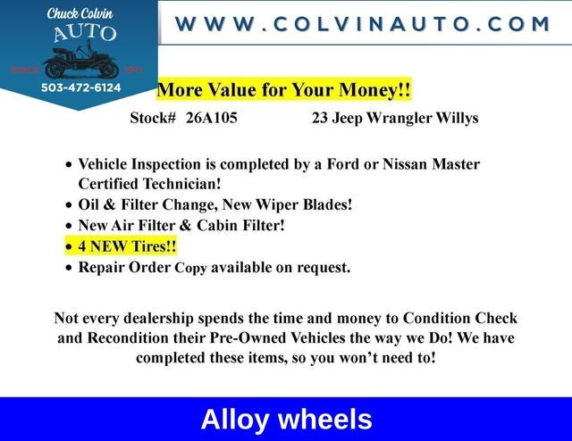 2023 Jeep Wrangler Willys 4xe