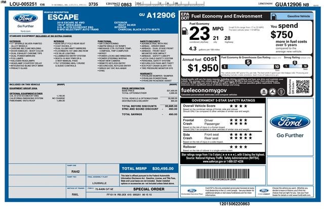 2016 Ford Escape SE