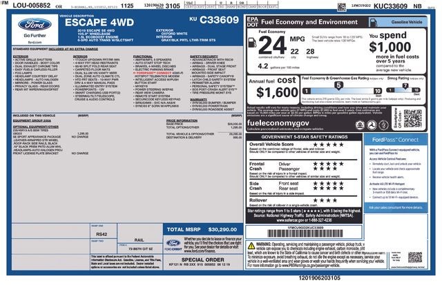 2019 Ford Escape SE