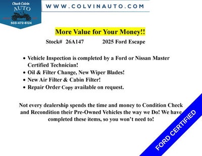 2025 Ford Escape Active