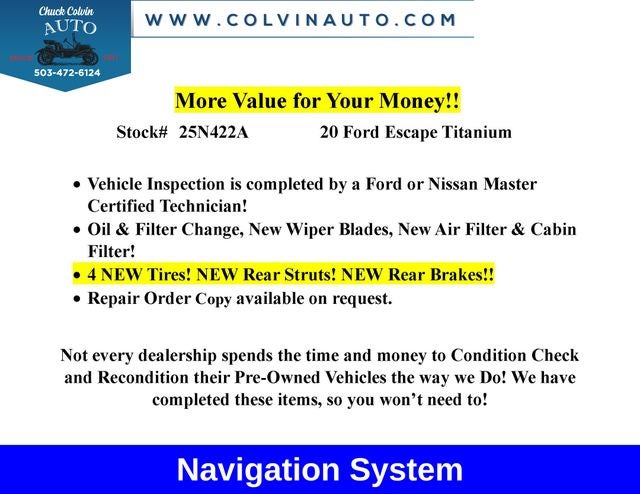 2020 Ford Escape Titanium