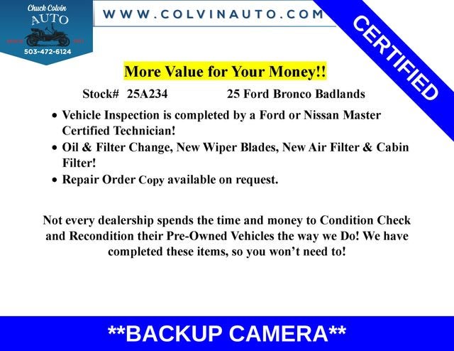 2025 Ford Bronco Badlands