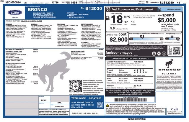 2025 Ford Bronco Badlands