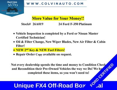 2024 Ford F-350SD Platinum