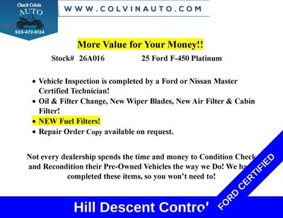 2025 Ford F-450SD Platinum