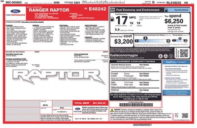 2024 Ford Ranger Raptor