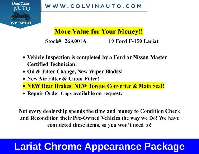 2019 Ford F-150 Lariat