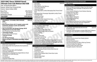 2025 GMC Sierra 3500HD Denali Ultimate