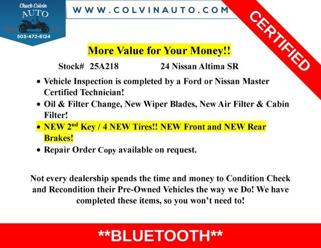 2024 Nissan Altima 2.5 SR