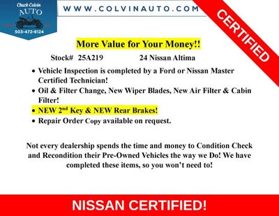 2024 Nissan Altima 2.5 SR