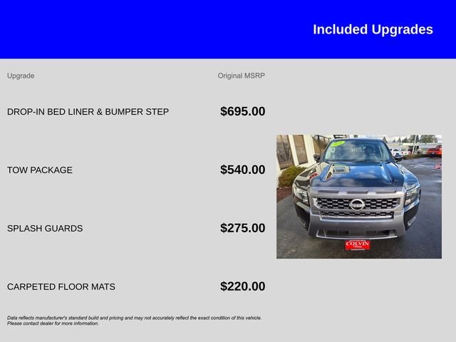 2026 Nissan Frontier SV