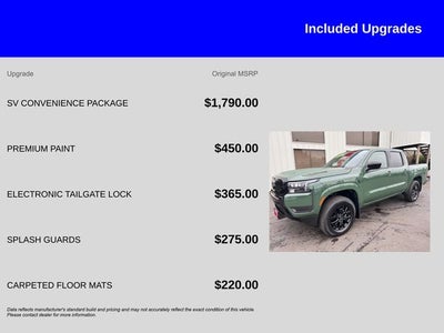 2026 Nissan Frontier SV