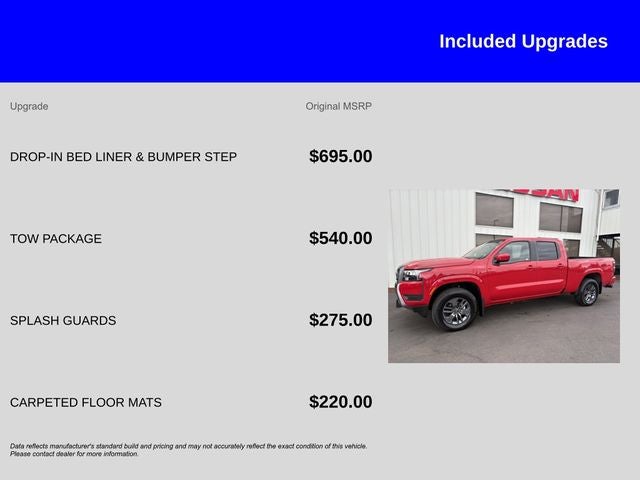 2026 Nissan Frontier SV