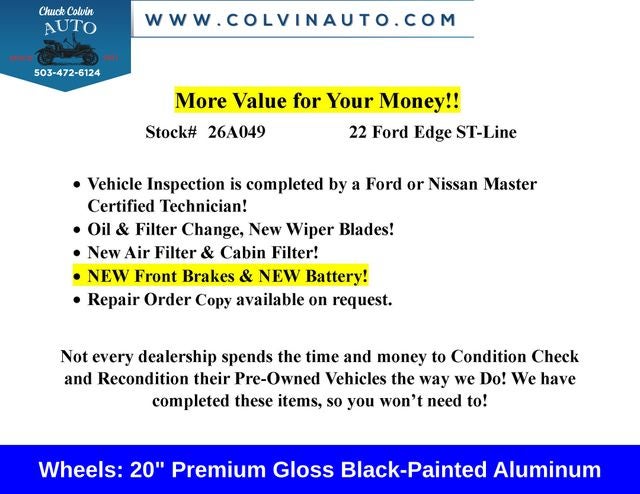 2022 Ford Edge ST Line