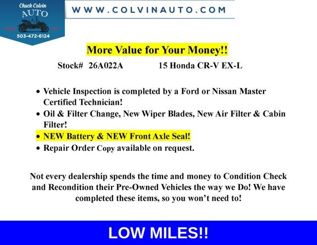 2015 Honda CR-V EX-L