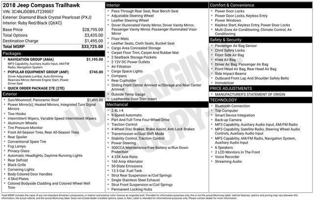 2018 Jeep Compass Trailhawk