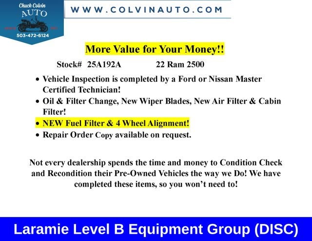 2022 RAM 2500 Laramie