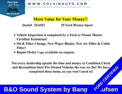 2025 Ford Bronco Sport Outer Banks