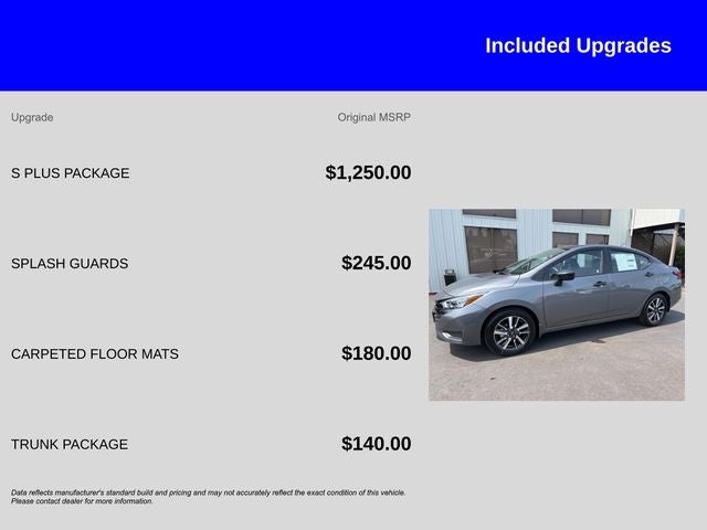 2025 Nissan Versa 1.6 S