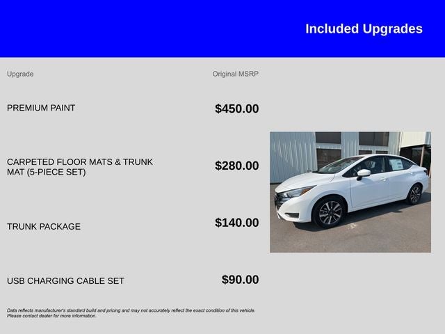 2025 Nissan Versa 1.6 SV