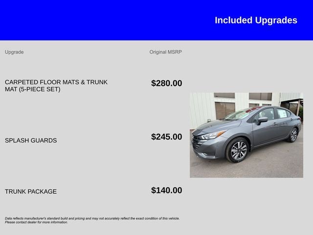 2025 Nissan Versa 1.6 SV