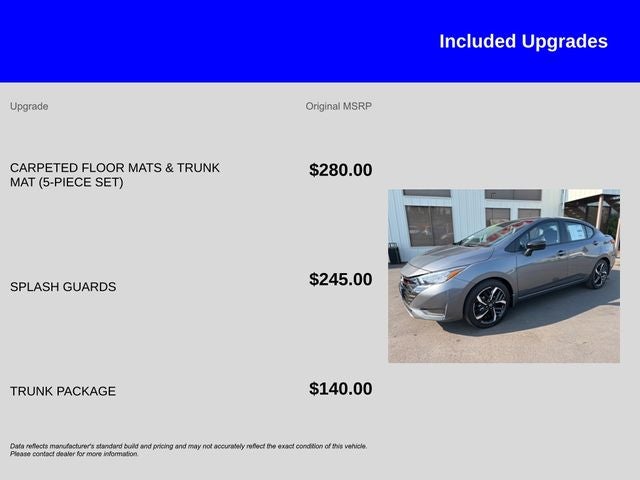 2025 Nissan Versa 1.6 SR