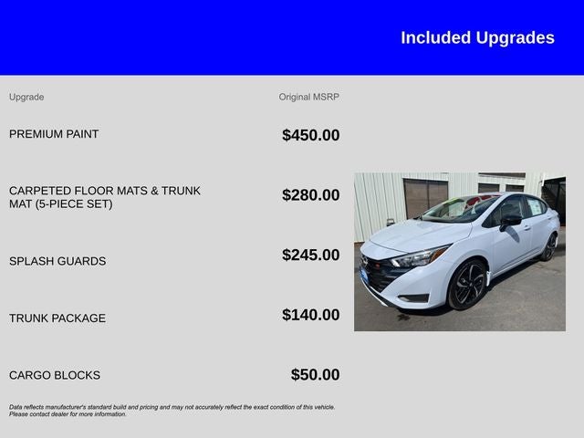 2025 Nissan Versa 1.6 SR