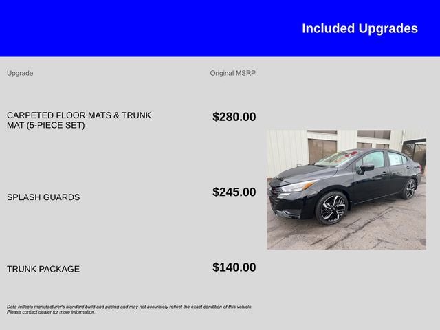 2025 Nissan Versa 1.6 SR