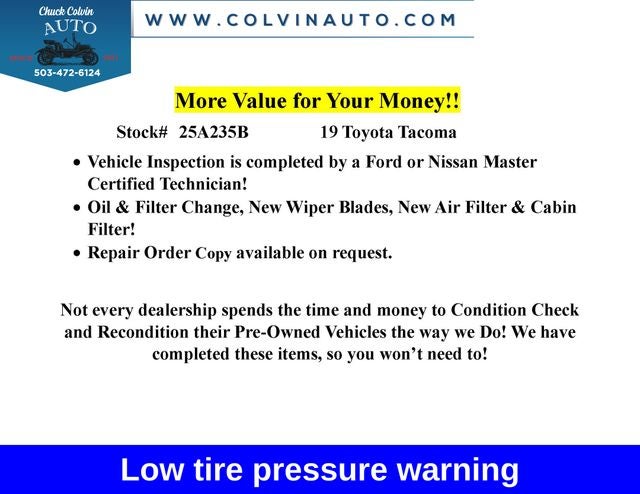 2019 Toyota Tacoma Limited V6