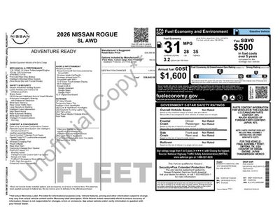 2026 Nissan Rogue SL