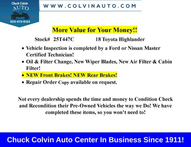 2018 Toyota Highlander XLE