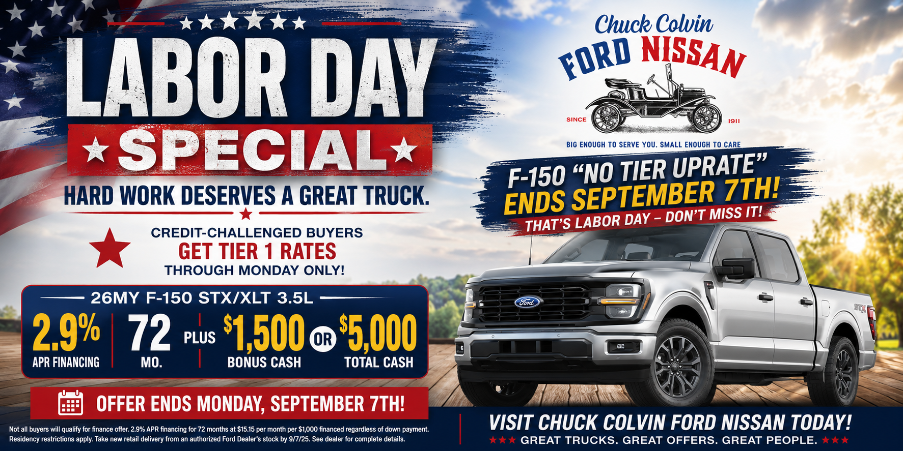 F-150 Labor Day Special 